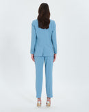Veste de costume en crêpe bleu_3