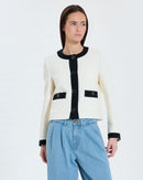 Veste en tweed écrue_1