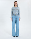 Veste en tweed bleue_5