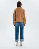 Manteau en suède beige_4