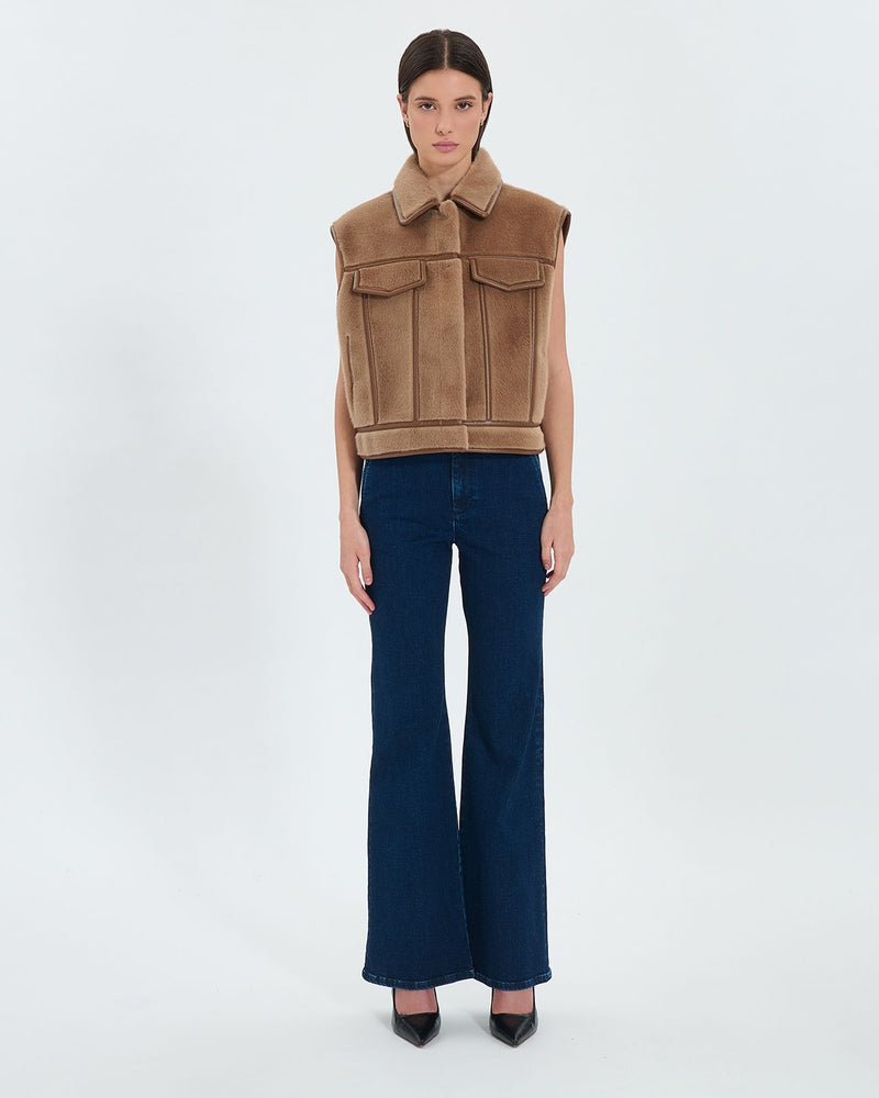 Veste sans manches camel_5