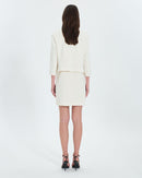 Veste courte en crêpe écrue_3