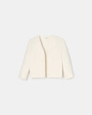 Veste courte en crêpe écrue_4