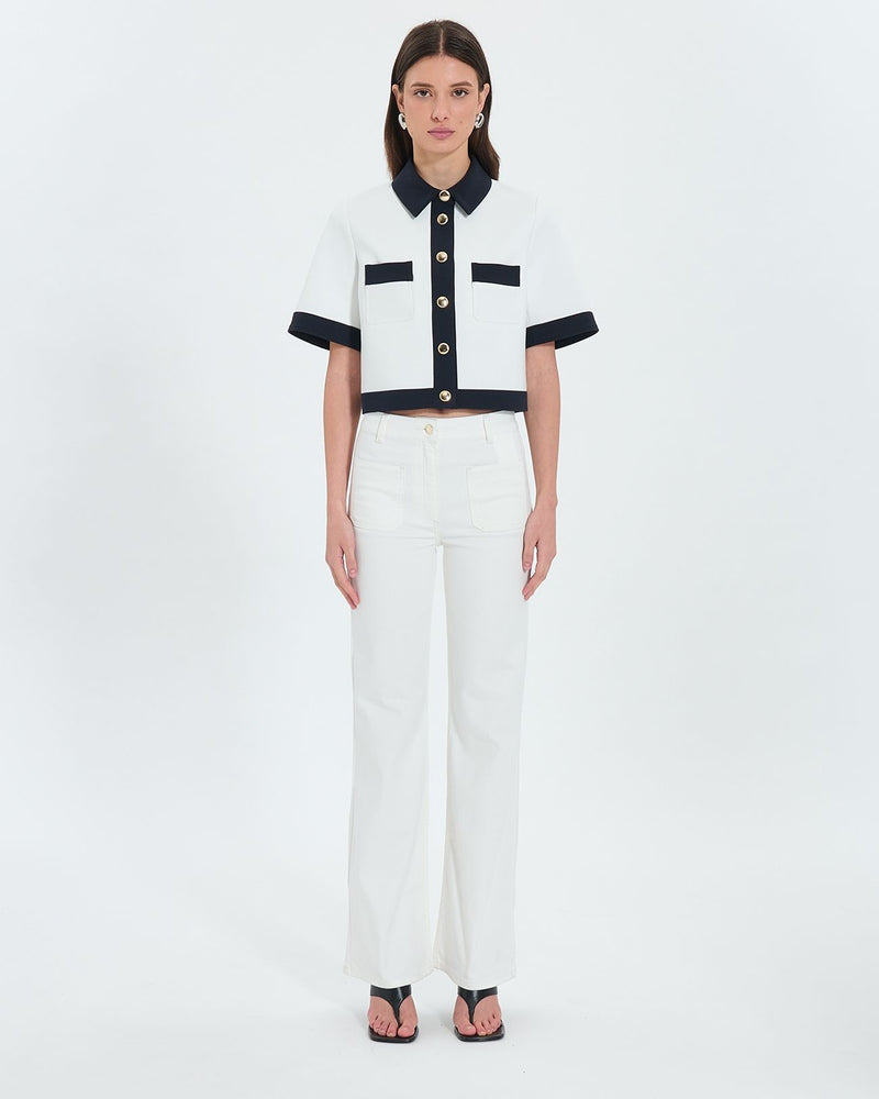 Chemise courte bicolore_4