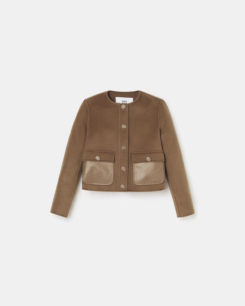 Veste courte camel_5