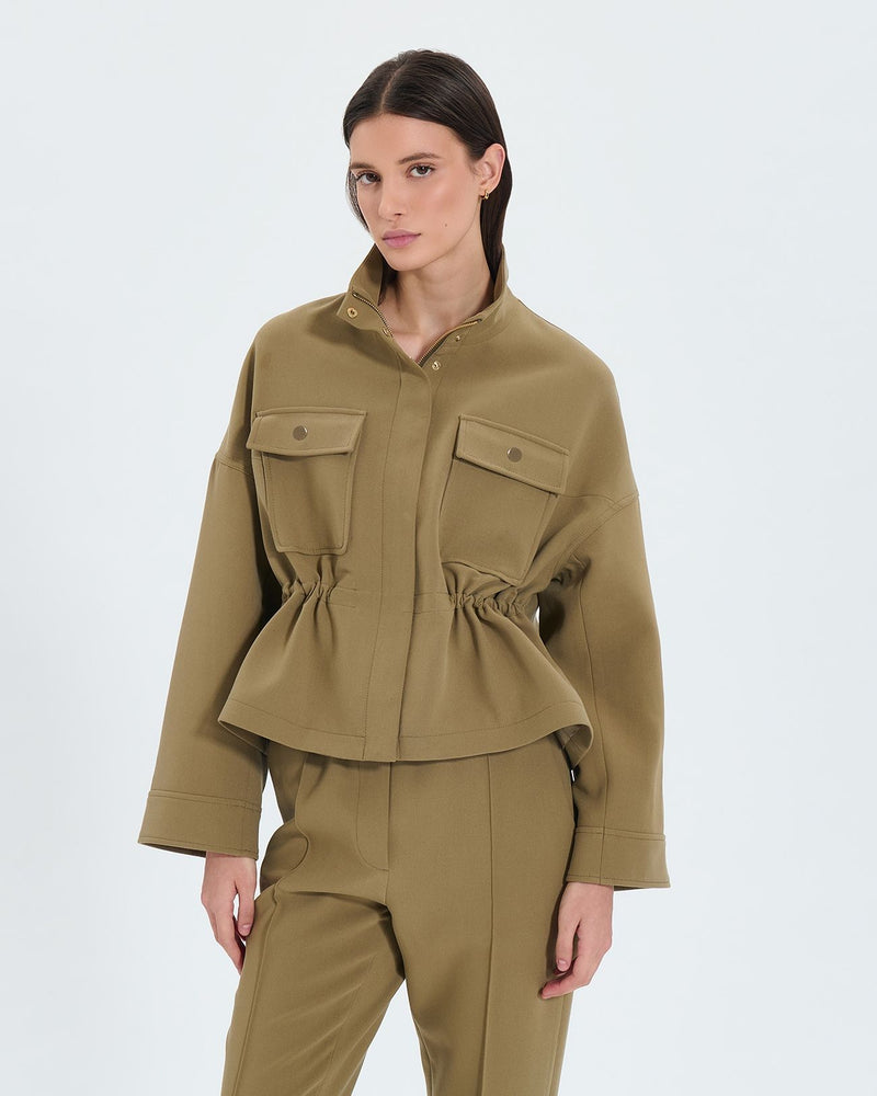 Veste courte kaki_1