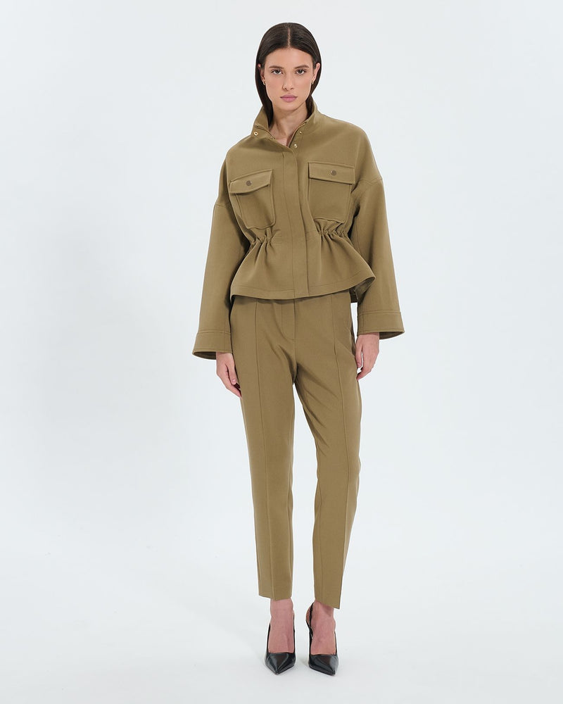 Veste courte kaki_2