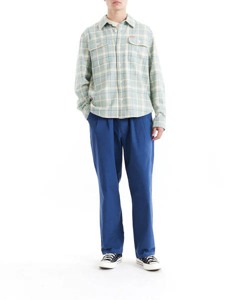 Chemise Vacay Check - Tendril Green