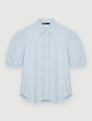 Maje - Chemise Caderie - Bleu Ciel