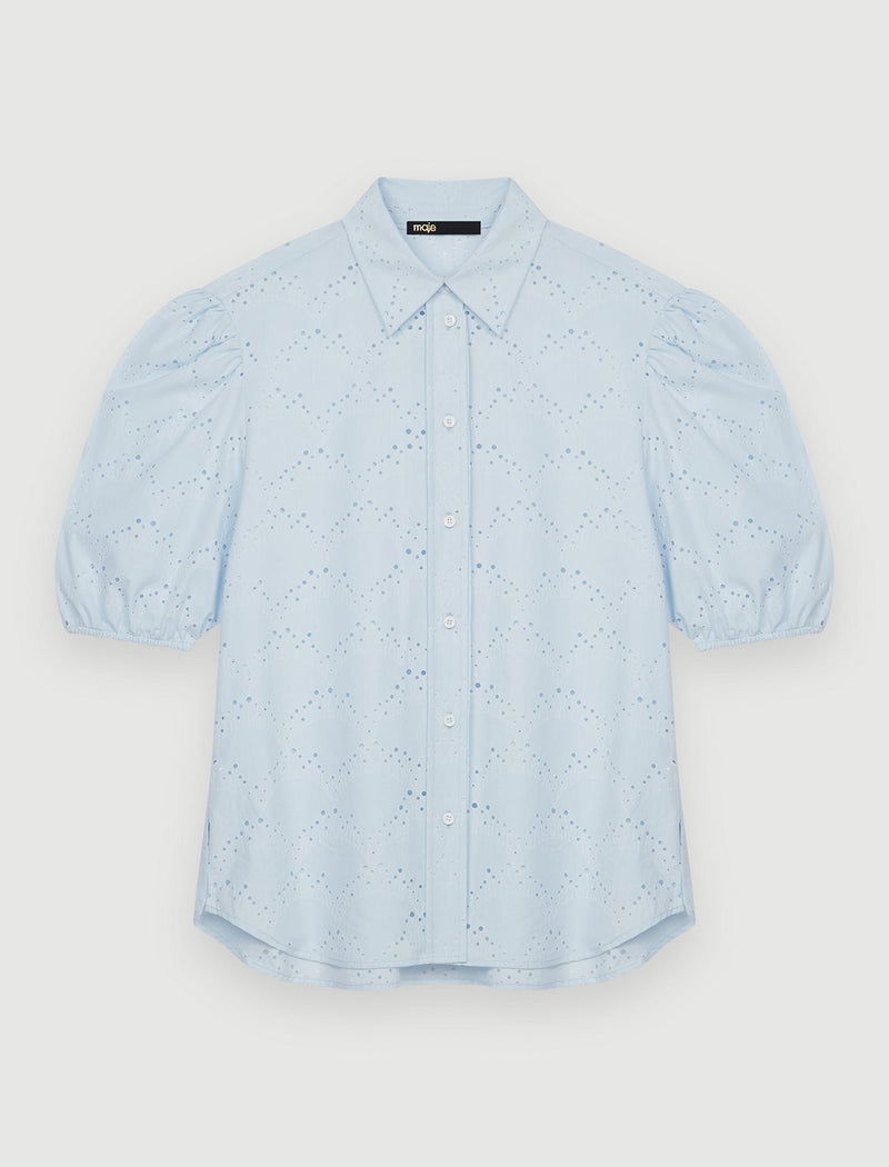 Maje - Caderie Shirt - Sky Blue