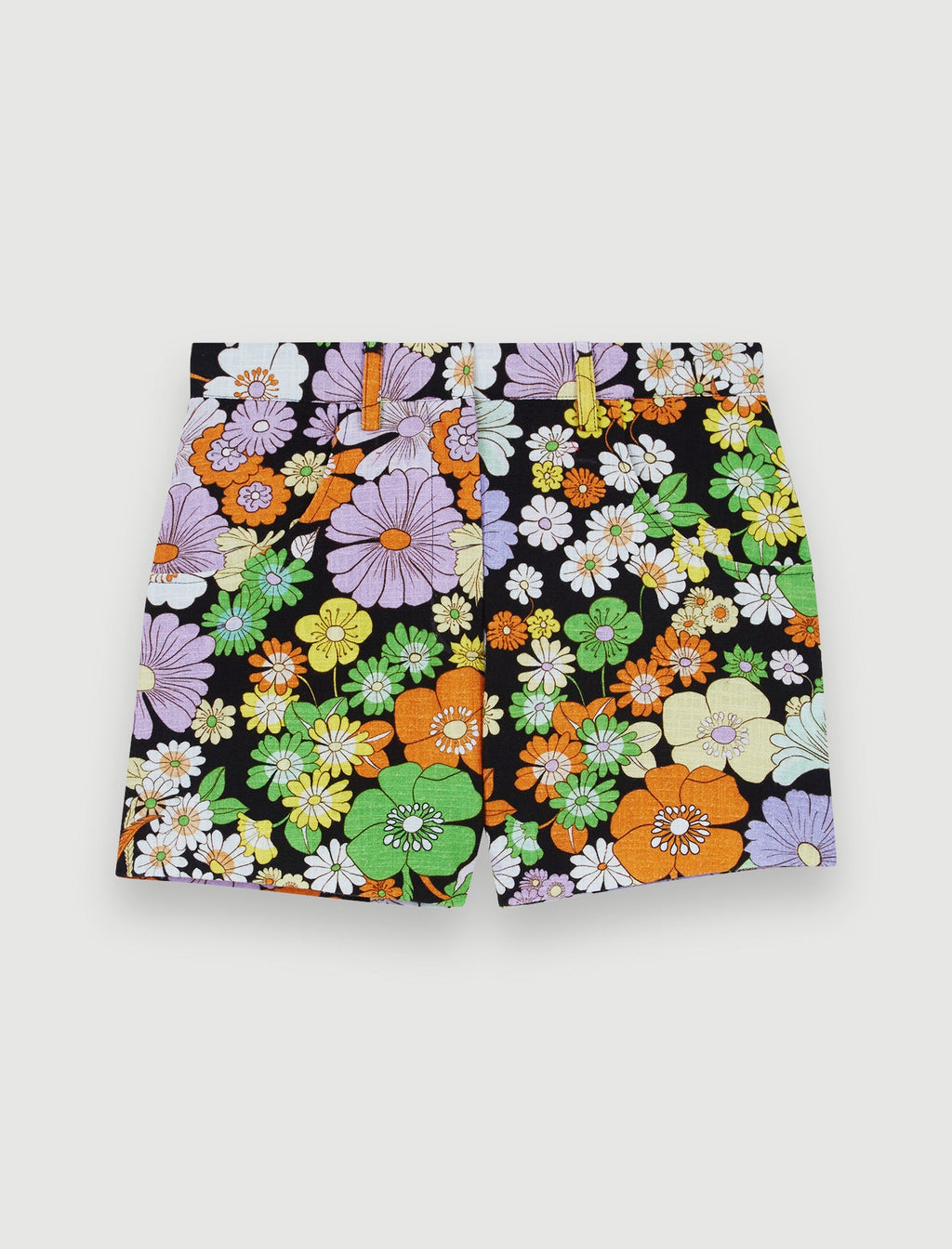 Iseven Shorts - Flower Power Noir