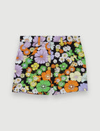 Iseven Shorts - Flower Power Noir