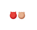 Gobelets En Silicone Pour Enfants Vanessa - Apple Red / Tuscany Rose