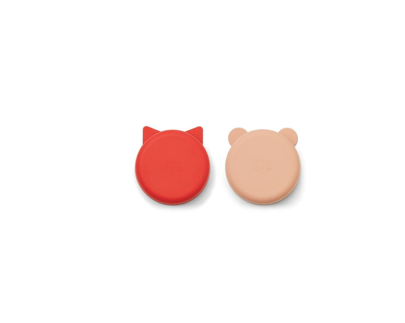 Gobelets En Silicone Pour Enfants Vanessa - Apple Red / Tuscany Rose