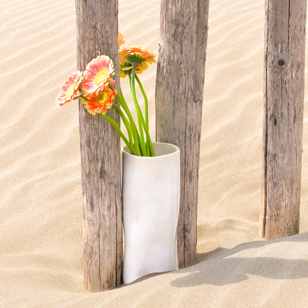 Onda Vase - Sand Beige