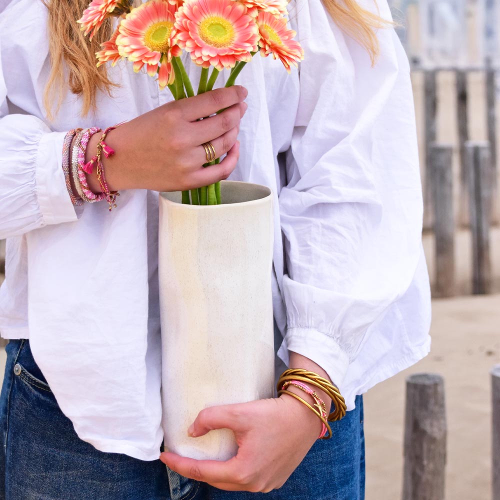 Onda Vase - Sand Beige
