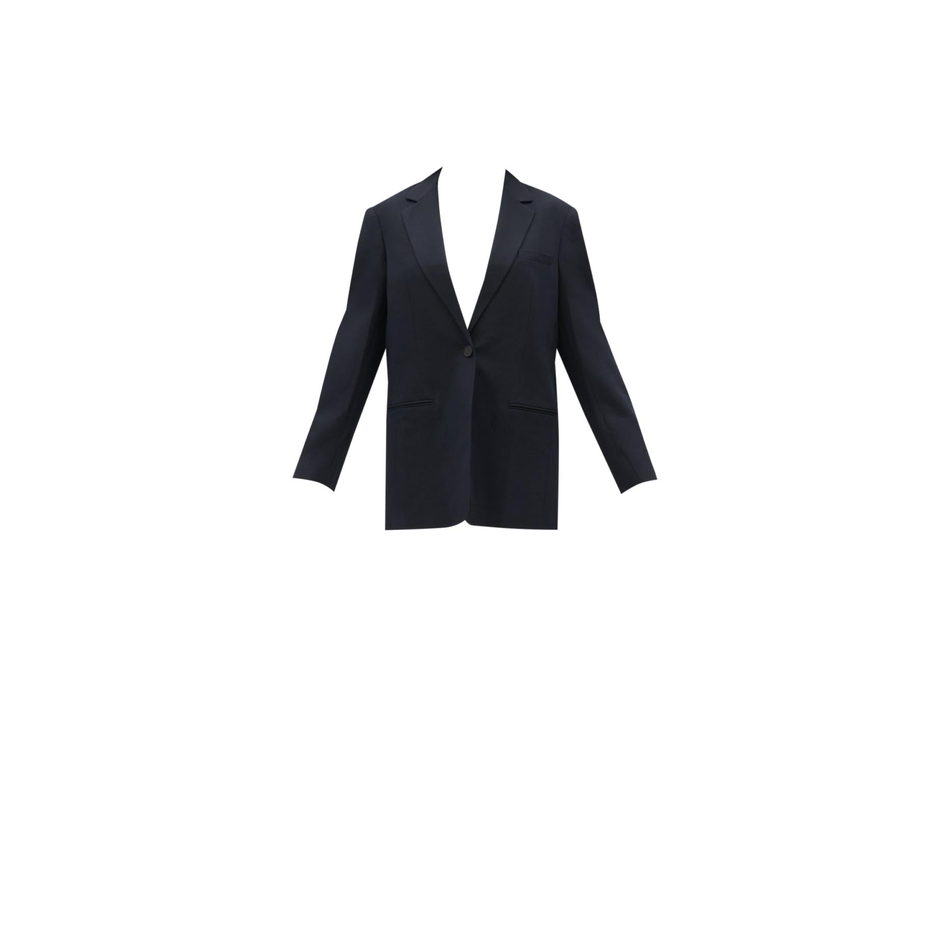 Veste Tailleur Oversize Marine