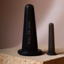 Ventouses Éclat du teint-Outils Visage-Roll On Jade
