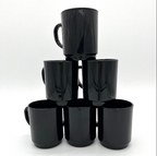 Pack De 6 Mugs Versailles - Noir - 26Cl
