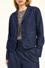 Chaqueta - Flora - Denim Azul