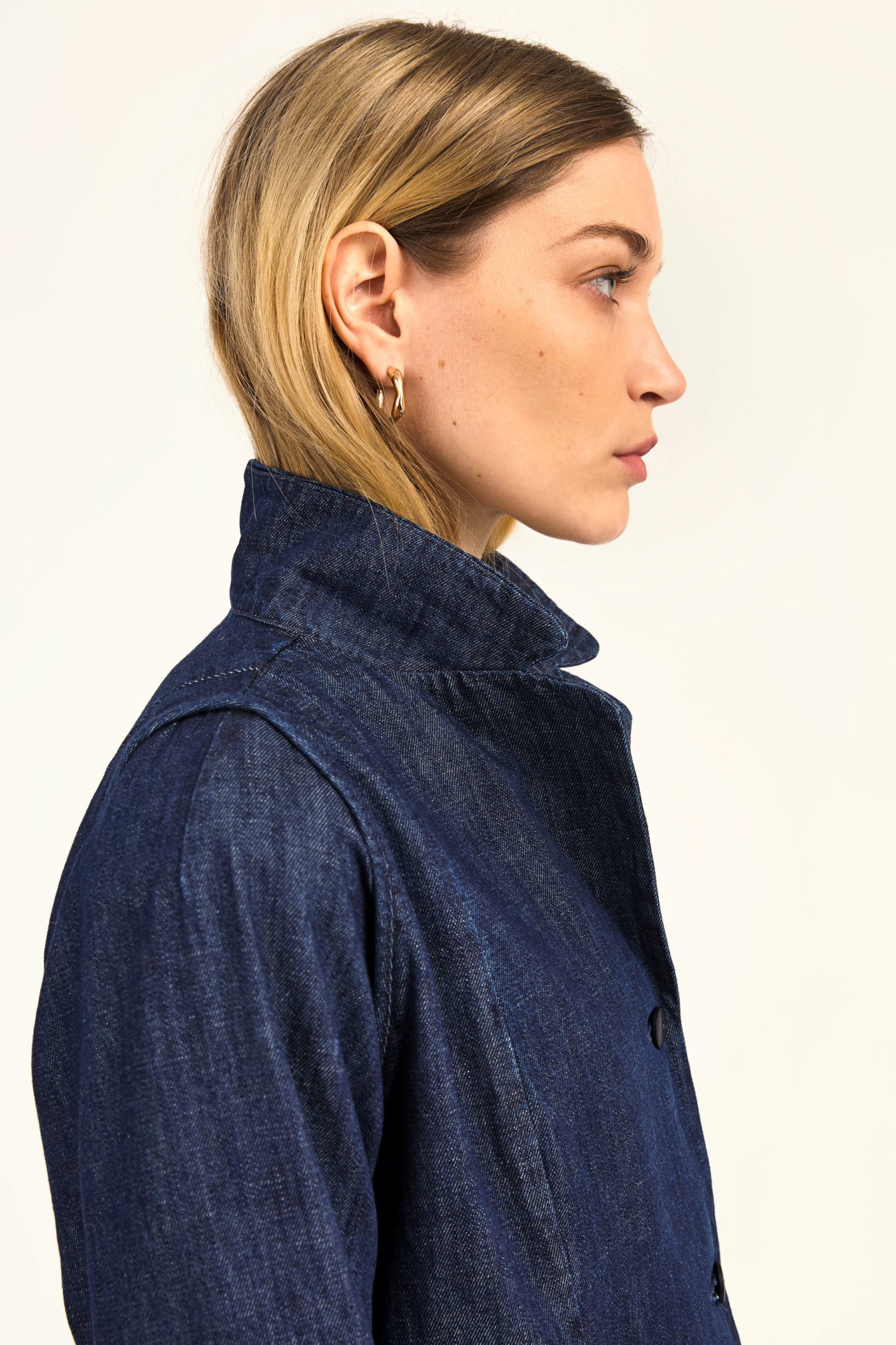 Chaqueta - Flora - Denim Azul