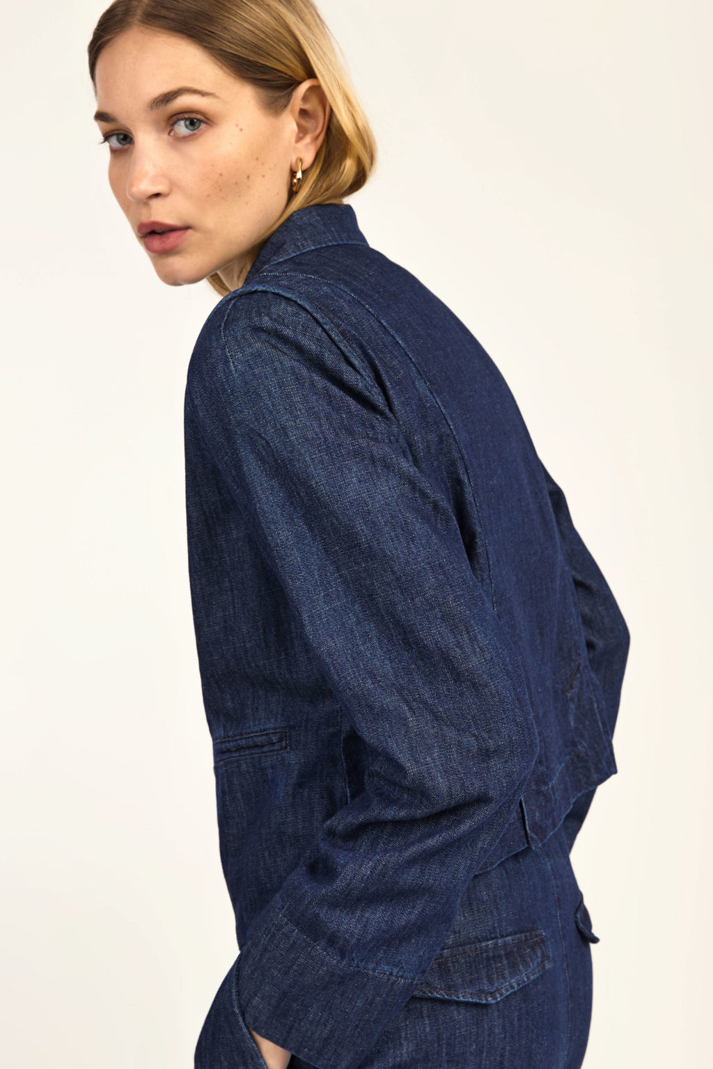 Chaqueta - Flora - Denim Azul
