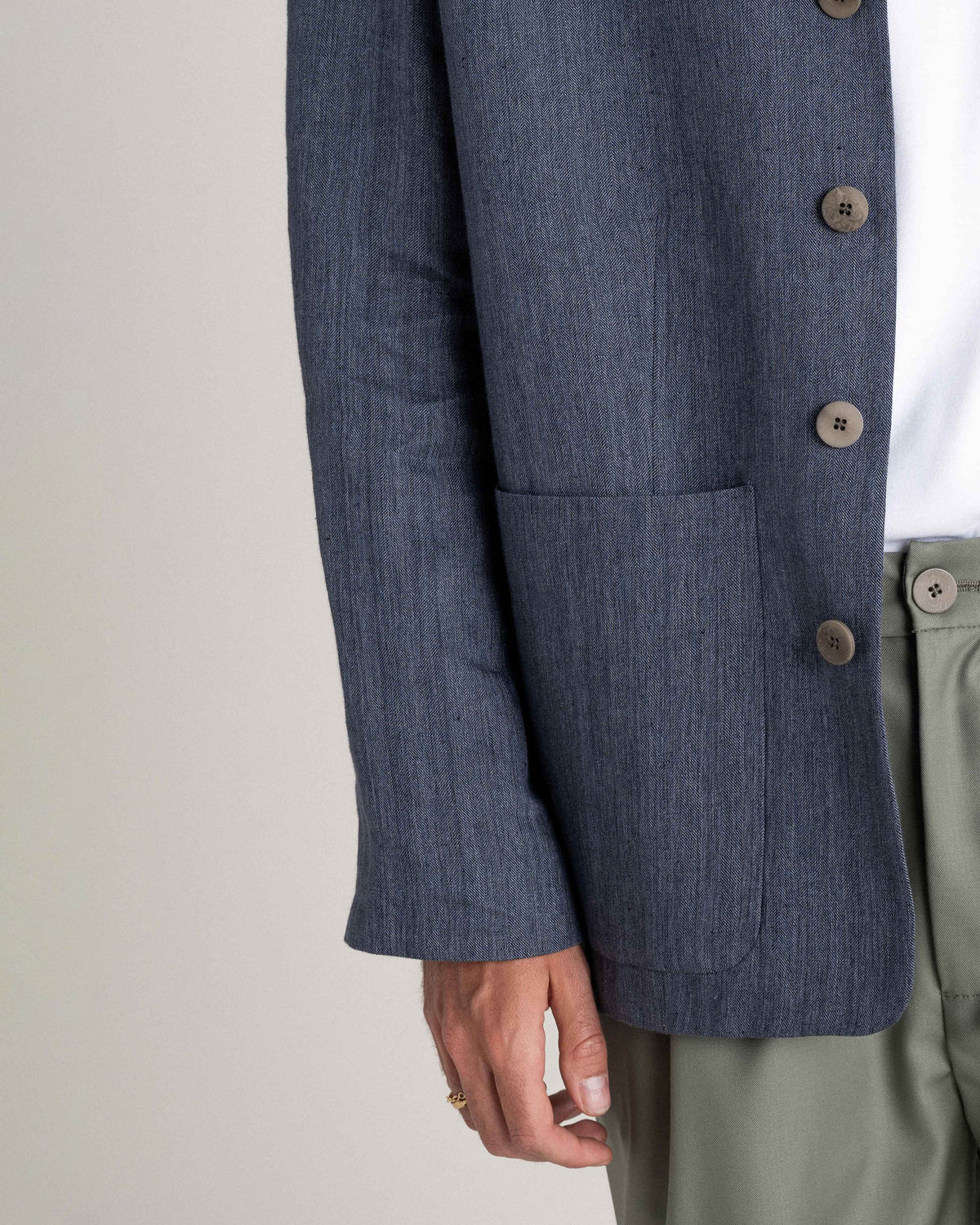 Veste Hayato Prussian Blue