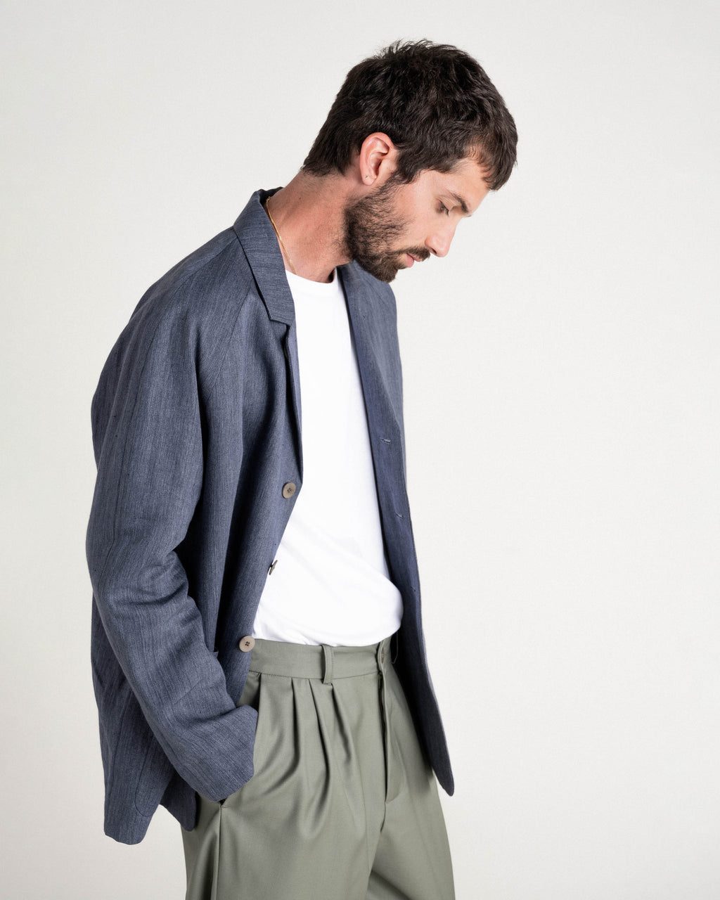 Veste Hayato Prussian Blue