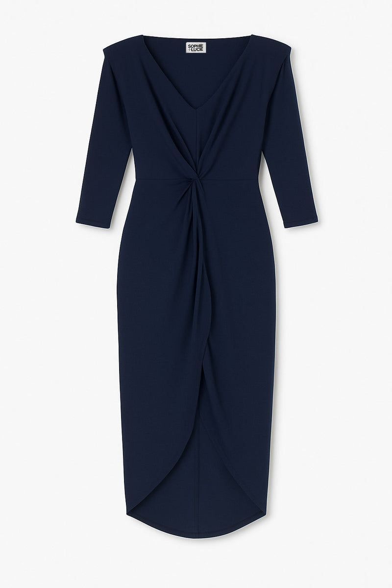 Robe Dix-Sept Maille Marine