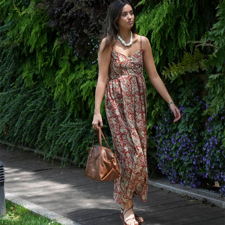 Mauve Brown Dress