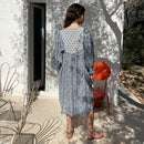 Blue Poppy Dress