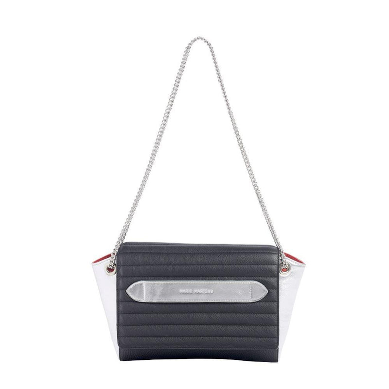 Villa Clara - Black Silver Chain Bag Shoulder Bag Marie Martens 