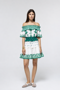 Virginia Dress - Green Parrot