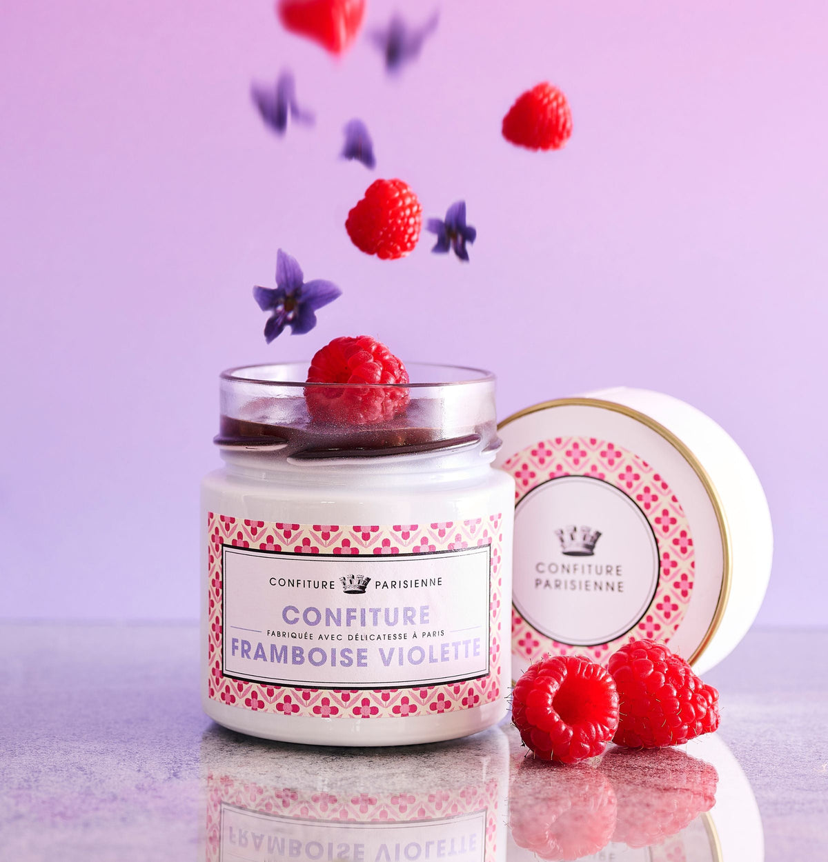 Raspberry and Violet Jam