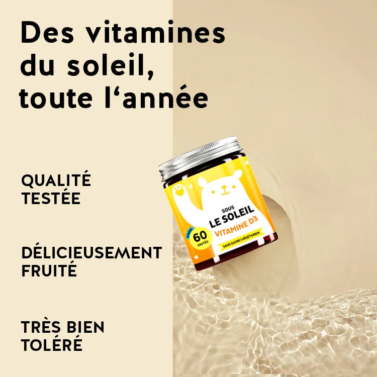 Sous le soleil - avec vitamine D3
