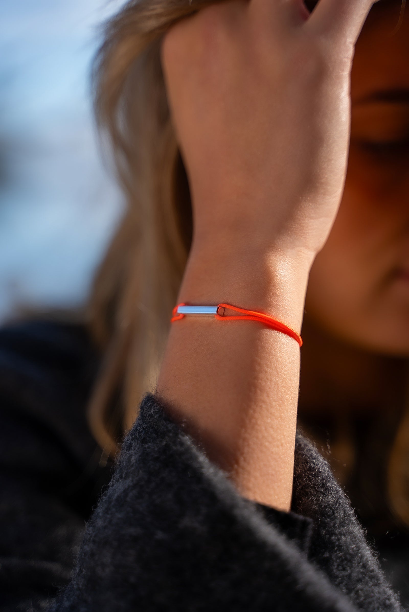 Bracelet Voie - Orange Fluo