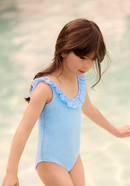 Maillot Enfant Une Pièce Alba - Bleu Ciel