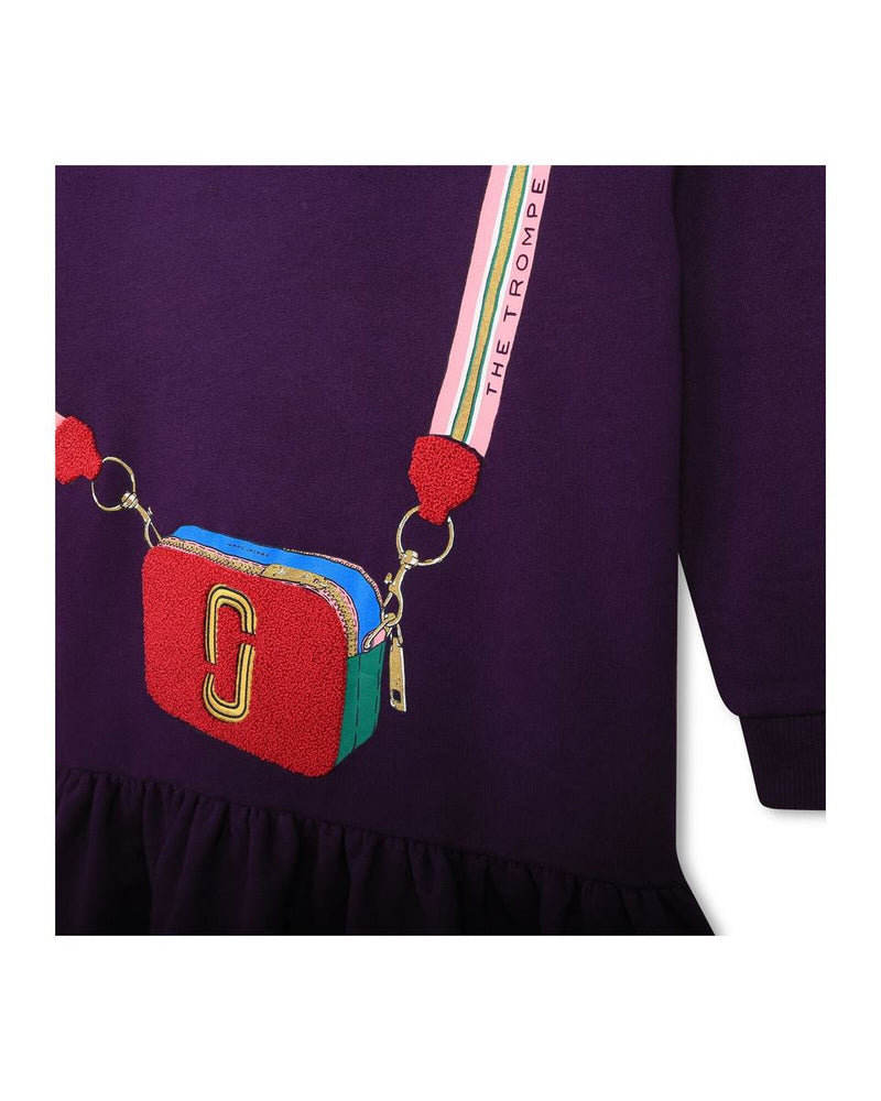 Robe A Capuche - Violette - Fille - The Marc Jacobs