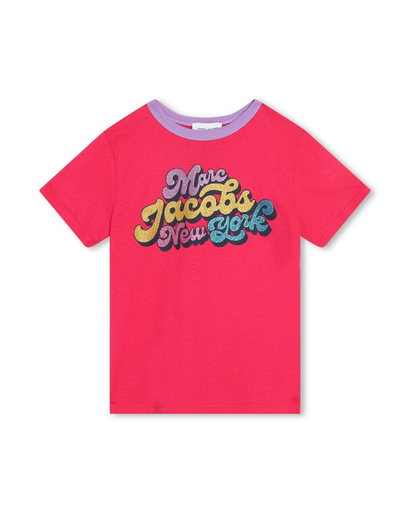 T-Shirt Manches Courtes - Pivoine - Fille - The Marc Jacobs