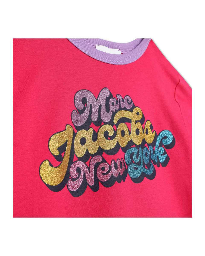 T-Shirt Manches Courtes - Pivoine - Fille - The Marc Jacobs