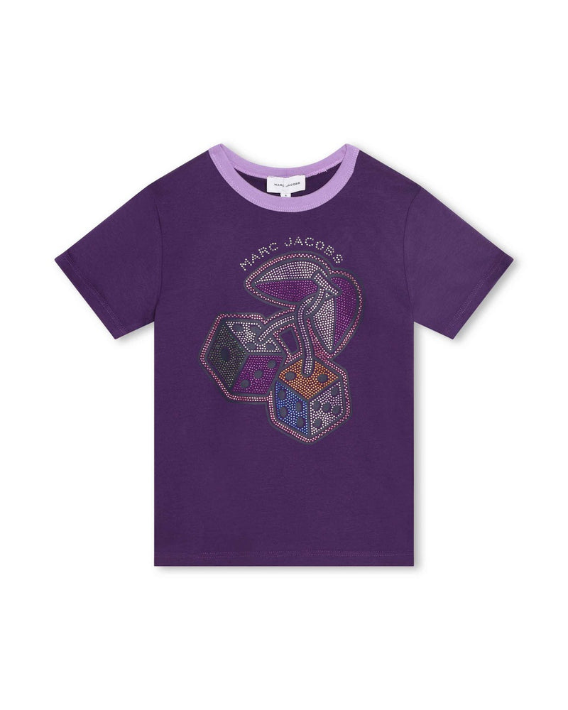 T-Shirt Manches Courtes - Violette - Fille - The Marc Jacobs