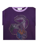 T-Shirt Manches Courtes - Violette - Fille - The Marc Jacobs