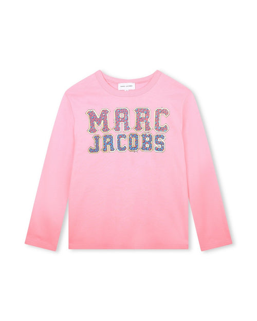 T-Shirt Manches Longues - Rose Candy - Fille - The Marc Jacobs