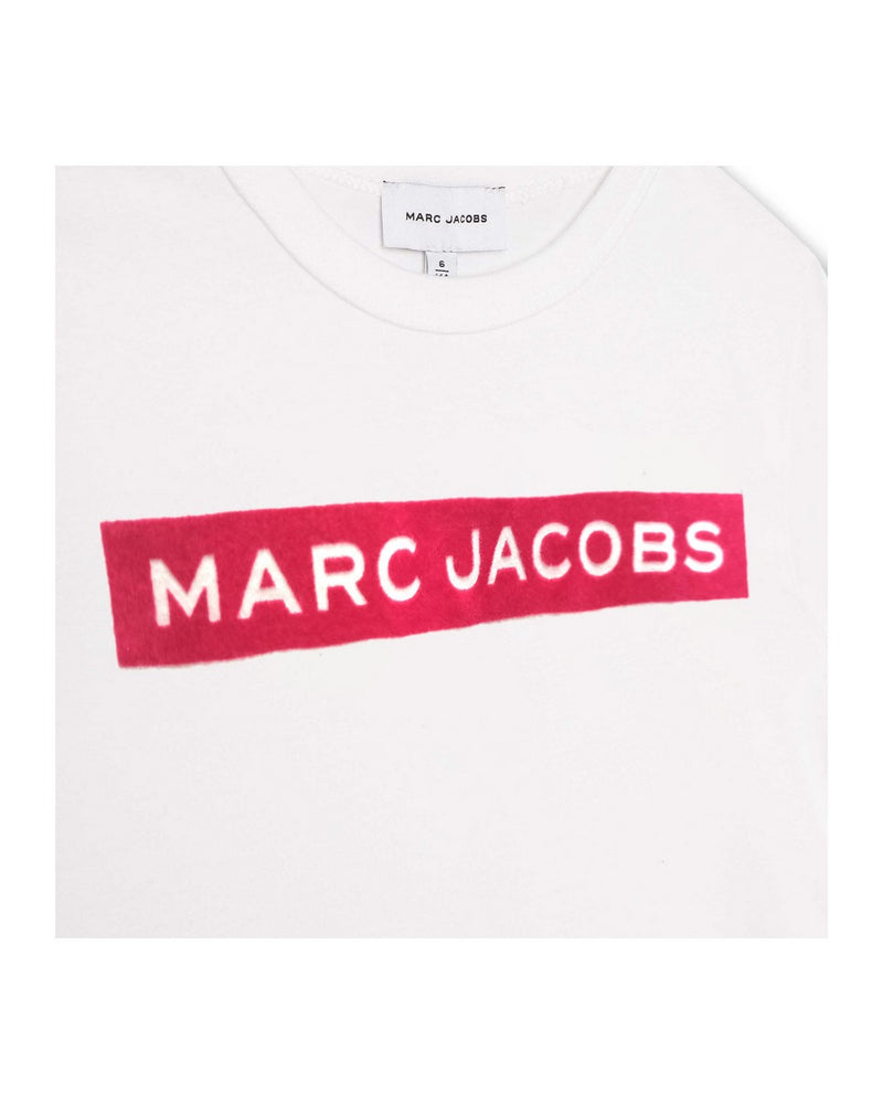 T-Shirt Manches Courtes - Blanc - Fille - The Marc Jacobs