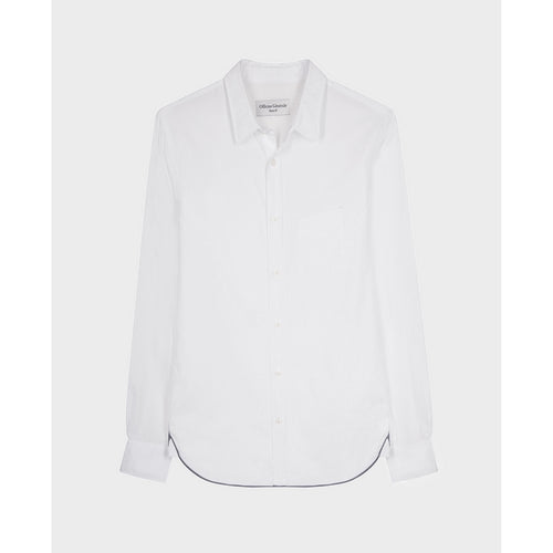 Chemise Lipp Liseré Contrasté - White - Homme