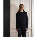 Crew-neck sweater - Navy - Woman