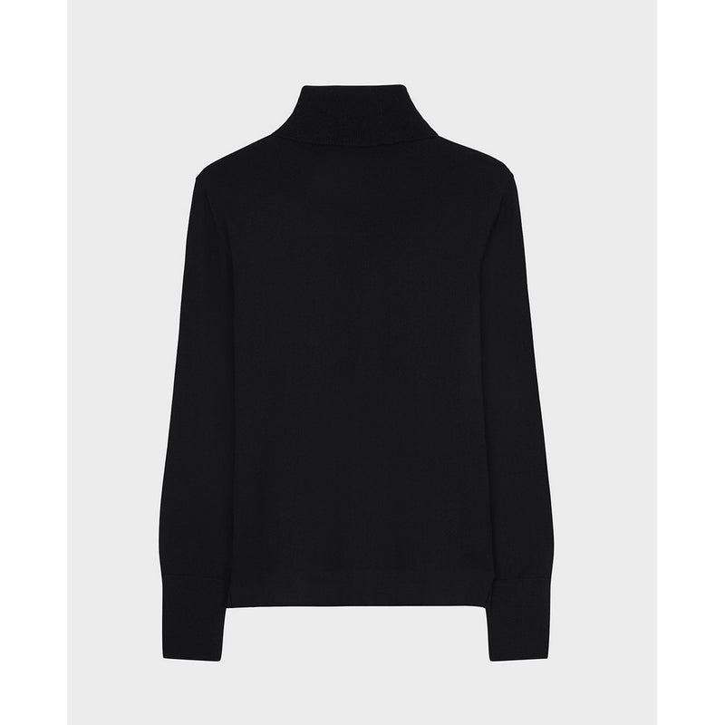 Nina Turtleneck Sweater - Black - Man