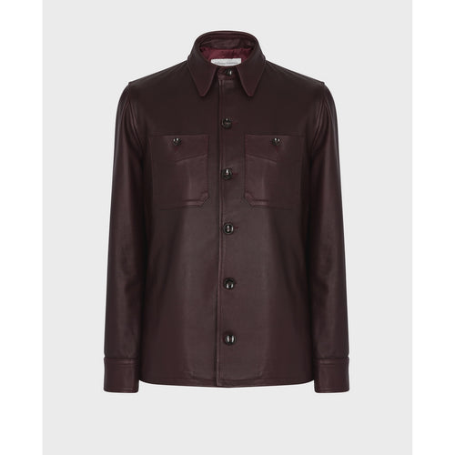 Anthony overshirt - Burgundy - Man