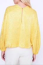 Girl Blondie Top - Yellow