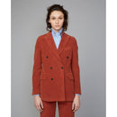 Manon Double-breasted Jacket - Rust - Woman